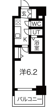 矢場町駅 徒歩9分 8階の物件間取画像